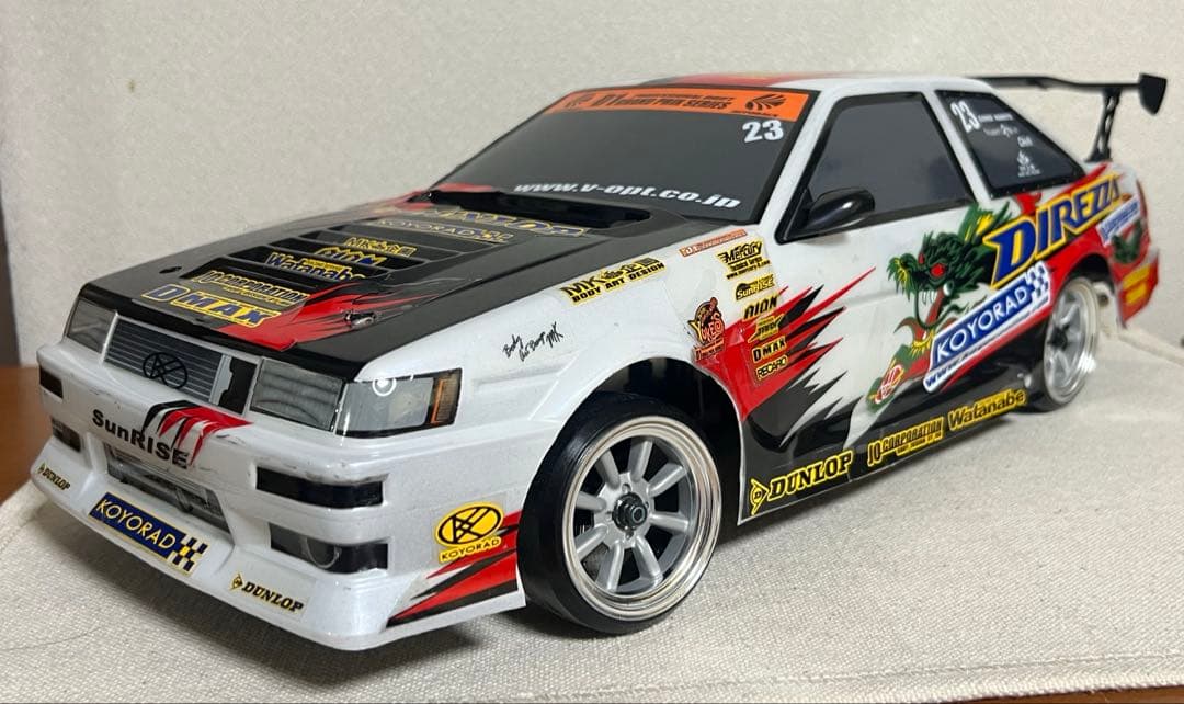D-Like LP-86 ラジコン　ヨコモ　ae86 ボディー付き