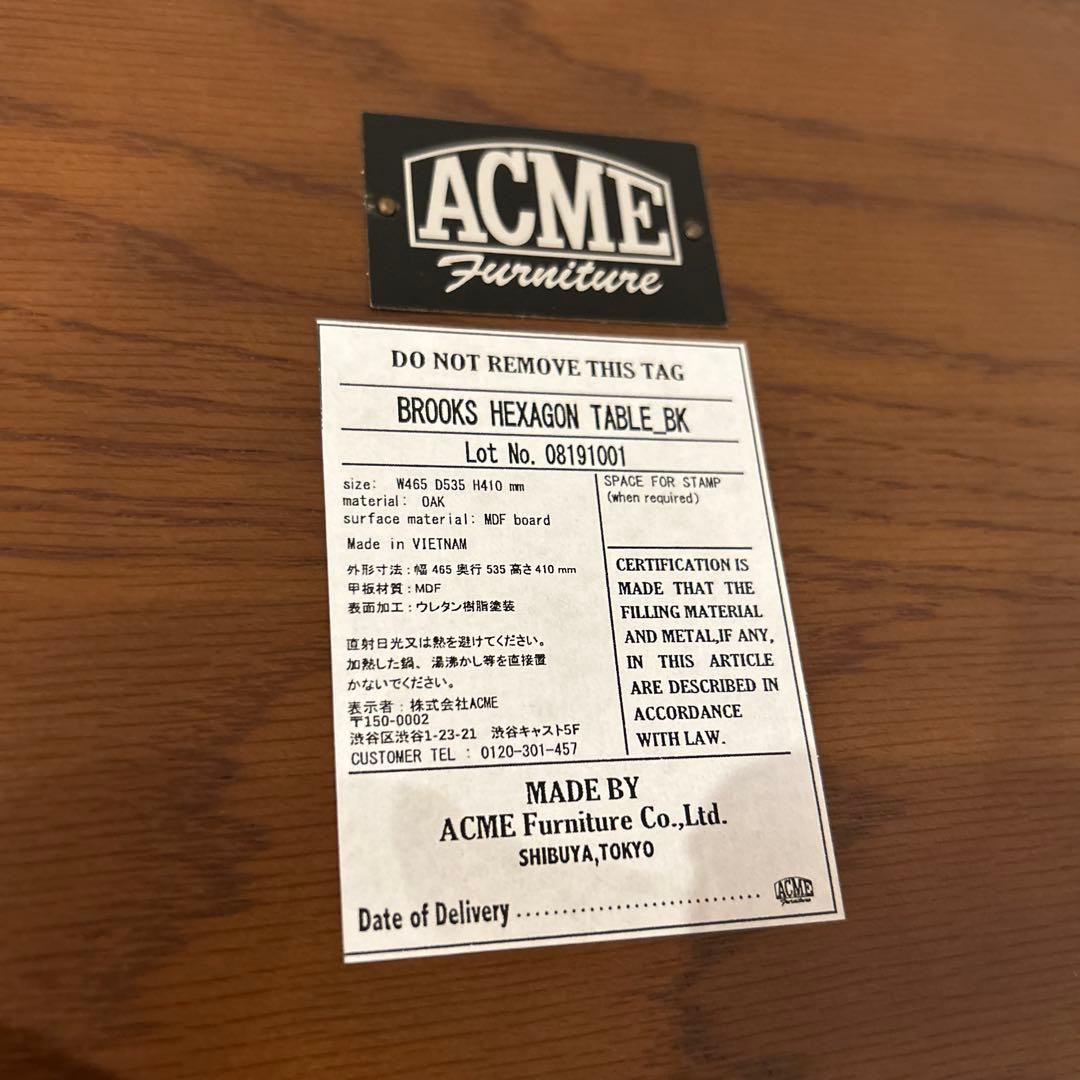 【希少】BROOKS HEXAGON TABLE アクメファニチャー