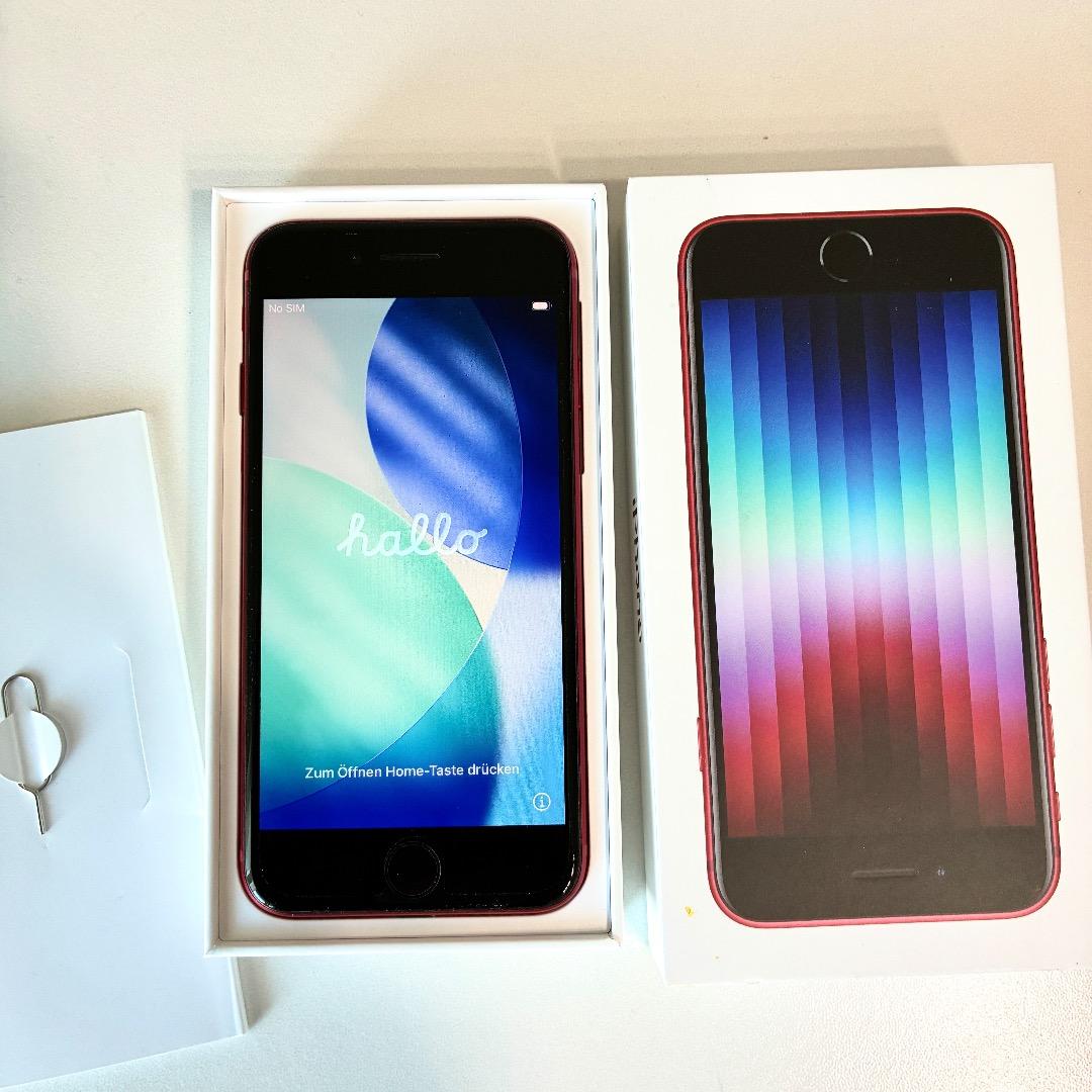 iPhone SE 第3世代 レッド 128GB Docomo SIMフリー