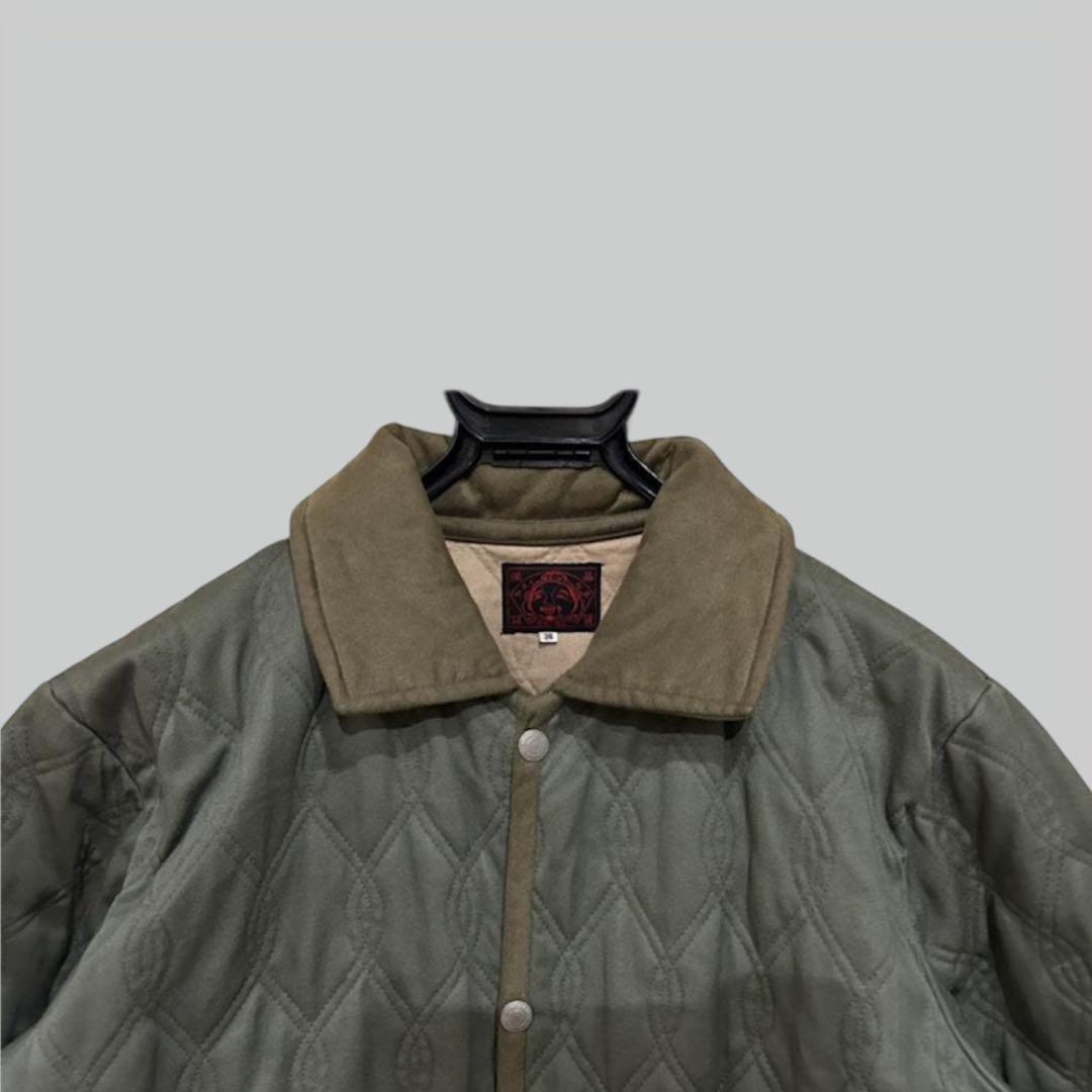 ＊エヴィス EVISU バックカモメ キルティング ジャケット アウター 38