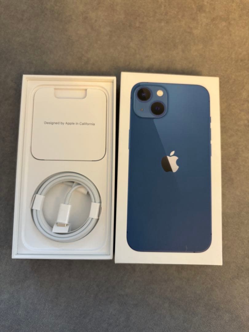 iphone 13 128GB ブルー　simフリー