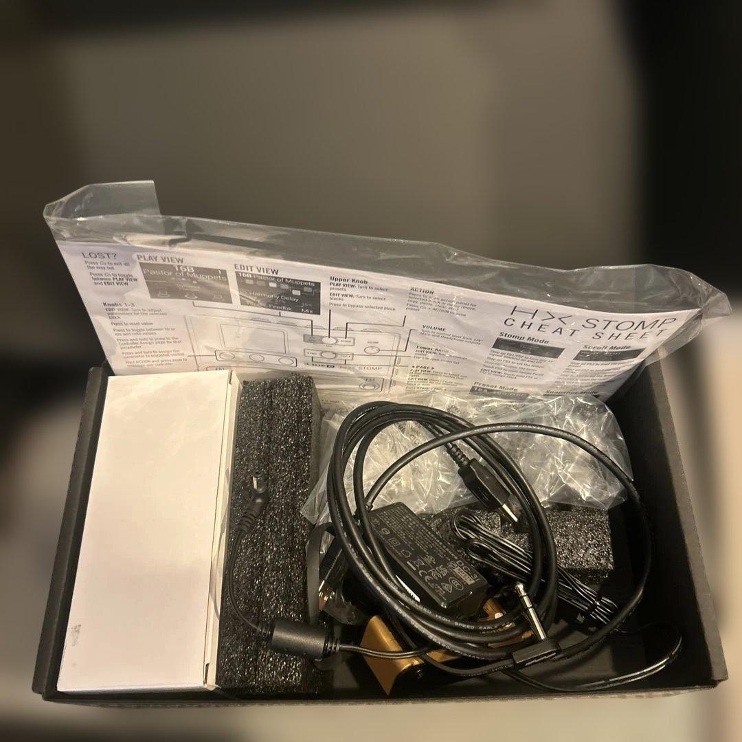 【使用感少なめの美品】【付属品完備】LINE6 HX STOMP おまけ付き
