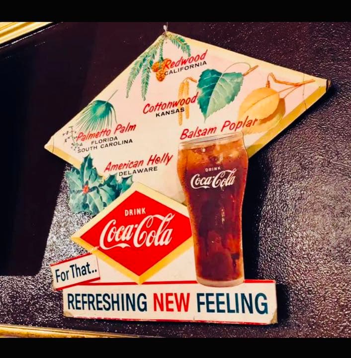 コーラ★3D立体看板　vintage.1940s〜