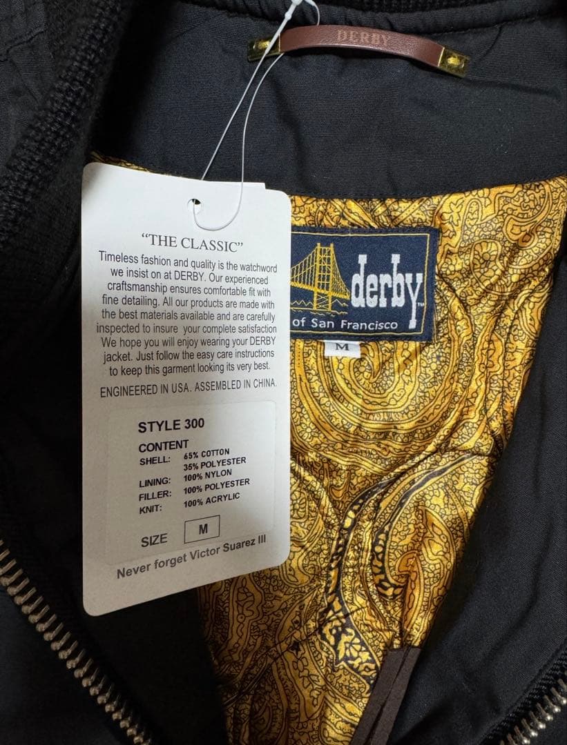 DERBY JACKET / ダービージャケット キムタク 同型同色 M