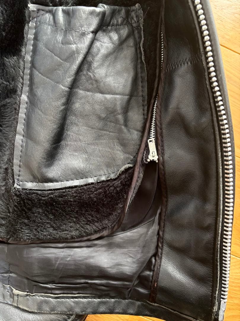 【超美品】Schott641ライダース ボアライナー付 34 レザージャケット