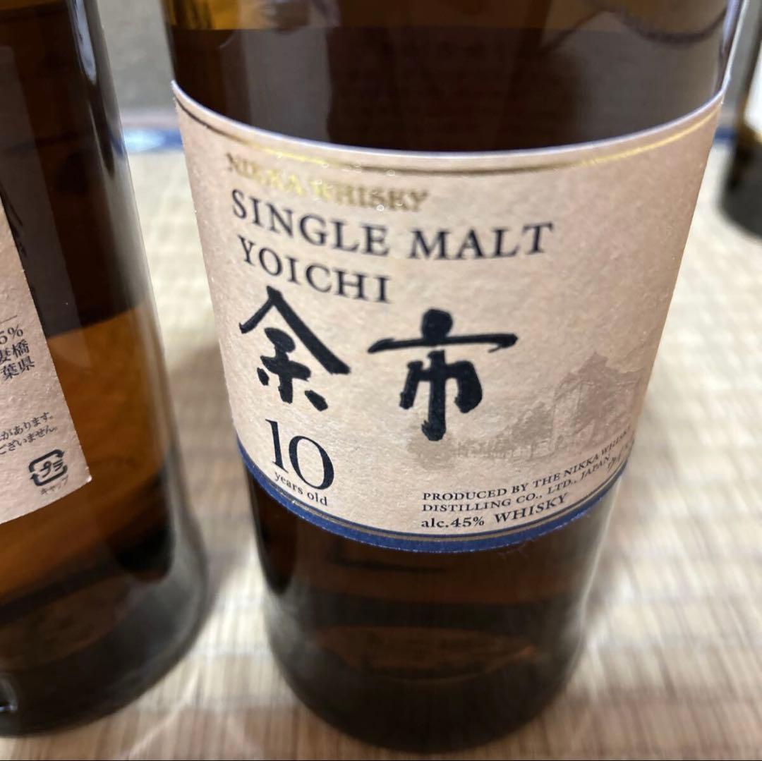 余市　余市10年　 ニッカ NIKKA ウイスキー 2本　ニッカウイスキー