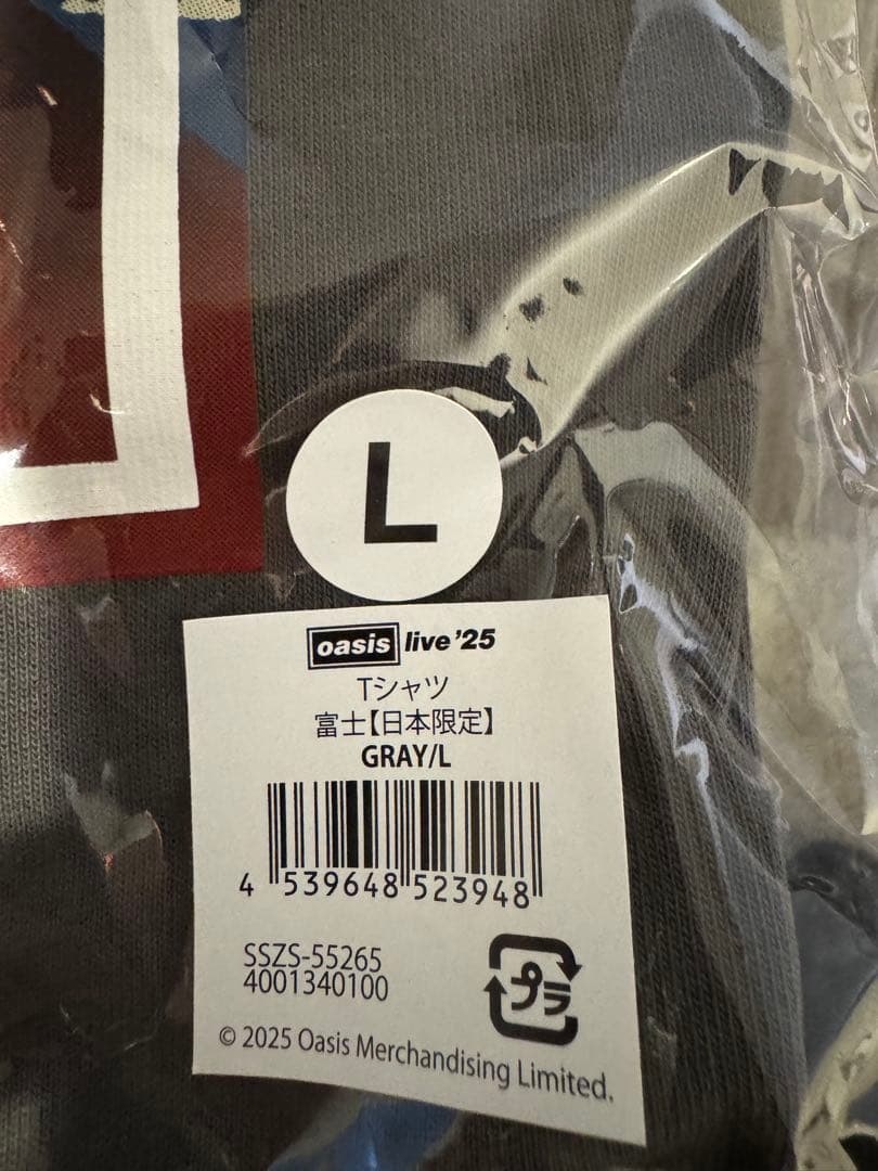 oasis Live '25 グッズ　Tシャツ 富士 【東京限定】