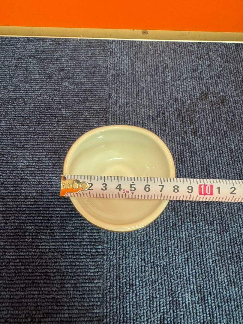 1700 深川製磁　花柄小鉢　8客　8cm 金彩