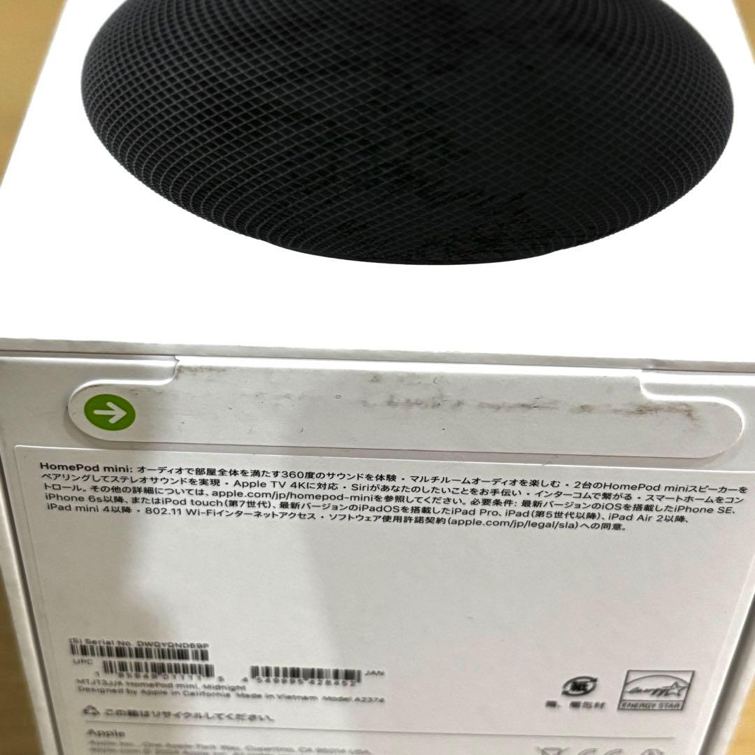 【未開封品】Apple Pod mini ミッドナイト MTJT3J/A
