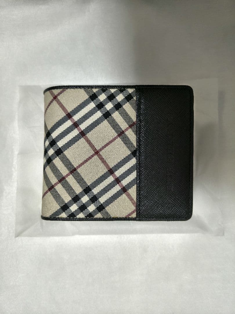 Burberry チェック柄 二つ折り財布