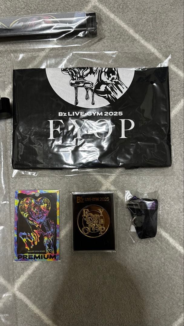 B'z LIVE-GYM 2025 FYOP プレミアム席限定グッズセット