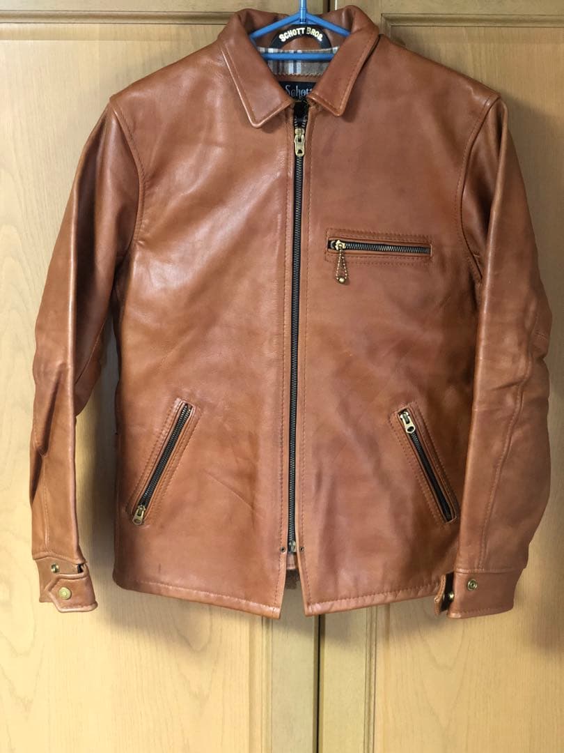 【そーちん】Schott ショット トラッカージャケット　牛革 レザー