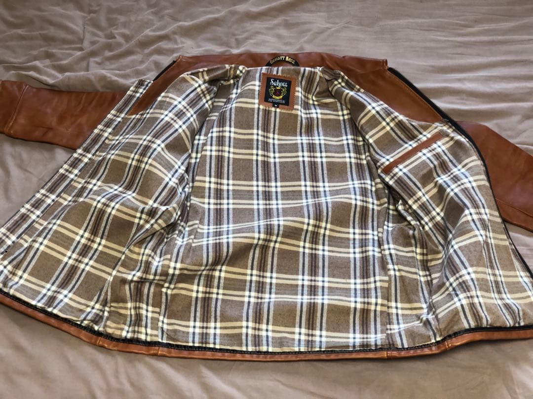 【そーちん】Schott ショット トラッカージャケット　牛革 レザー