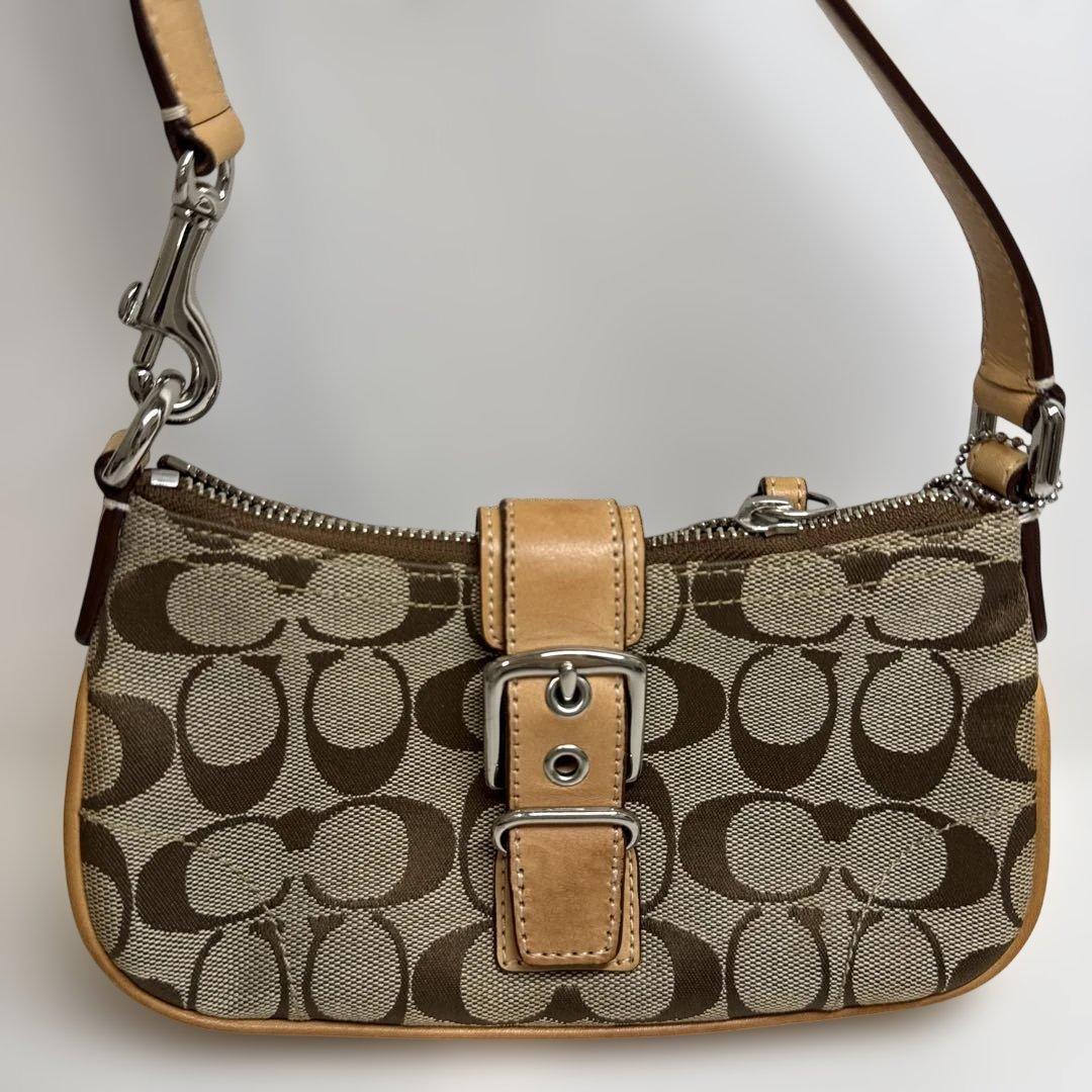 COACH ショルダーバッグ ロゴ柄