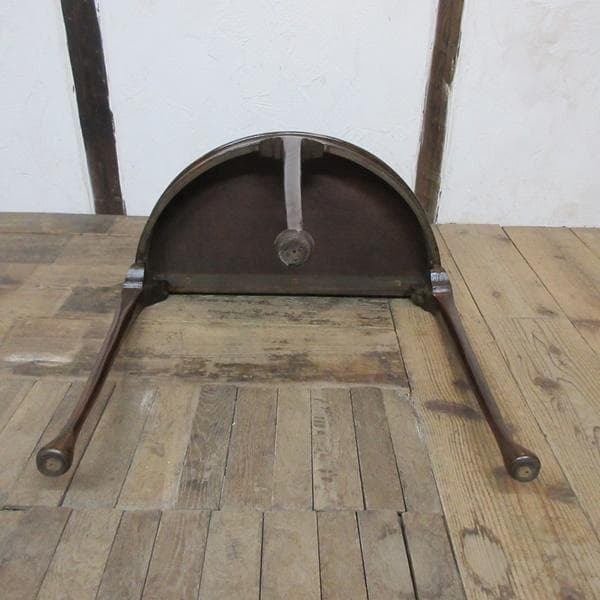 イギリス アンティーク 家具 コンソールテーブル ハーフムーン 猫脚 6133e