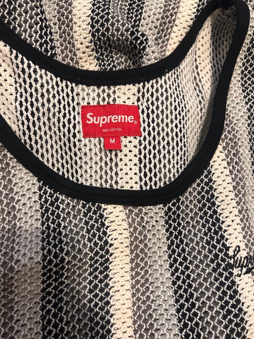 Supreme メッシュタンクトップ M