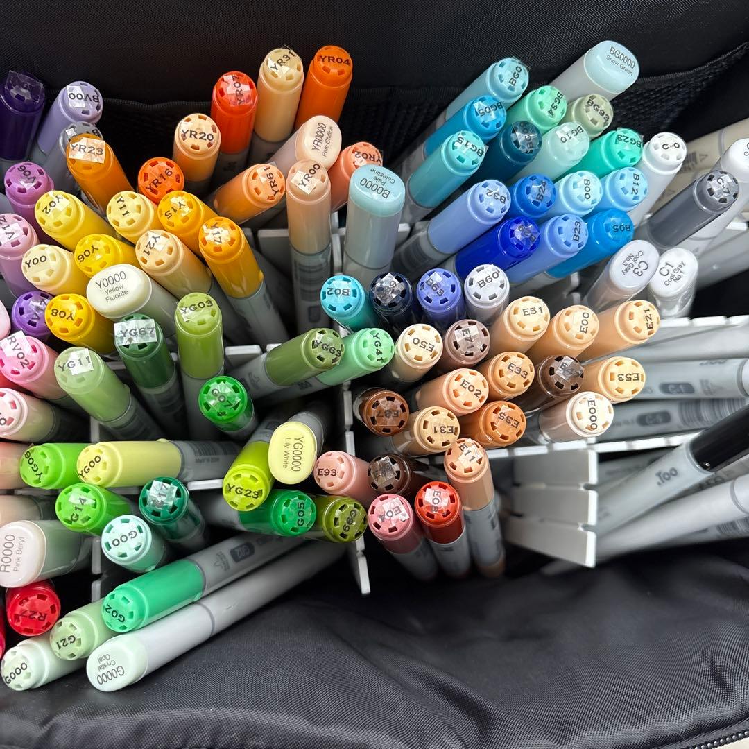 コピック 136本 ケース付 コピックペーパー付