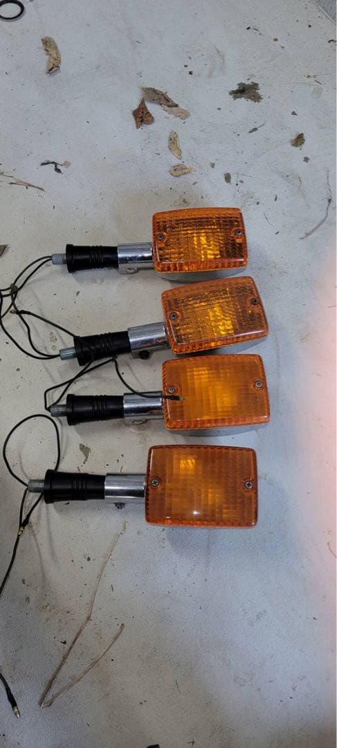 ヤマハ XJ550 XJ400純正メッキ ウインカー 4本セット