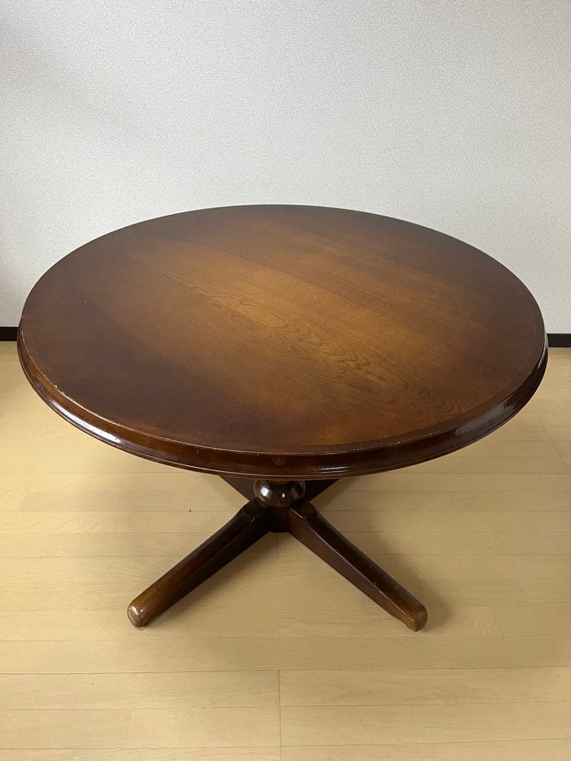 飛騨産業　キツツキ　穂高　ダイニングテーブル　円卓　USED