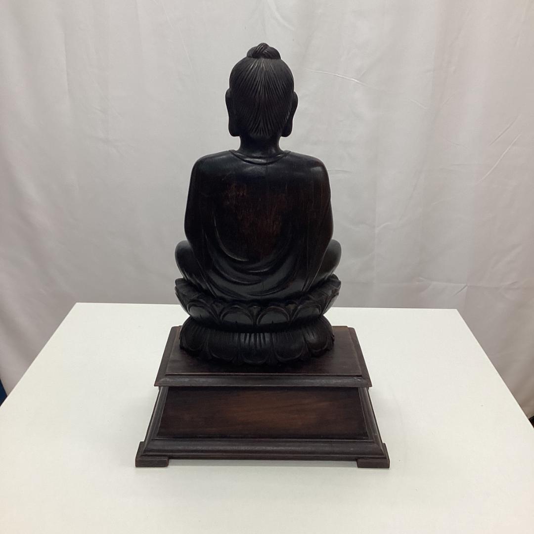 仏像 木彫り 時代物 高さ約41㎝