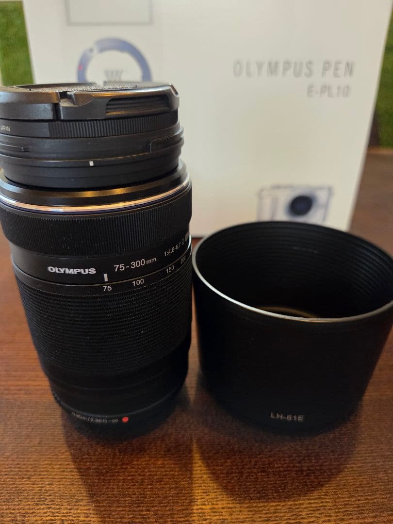 OLYMPUS 75-300mm レンズ f/4.8-6.7