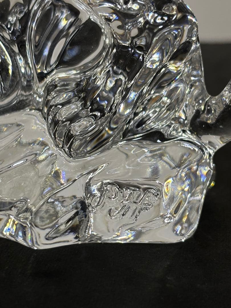 新品nachtmann 北一ガラス　虎 寅クリア 干支 オブジェ 置物クリスタル