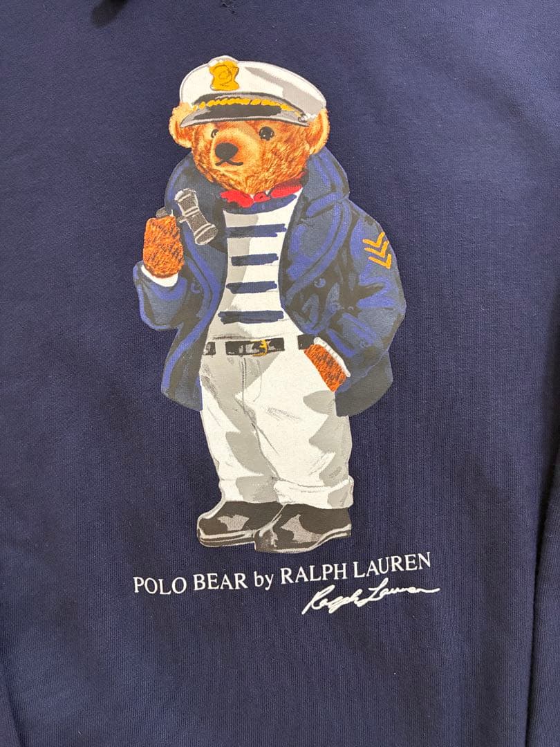 【美品】ポロ ベア ラルフローレン スウェット パーカー M ralph