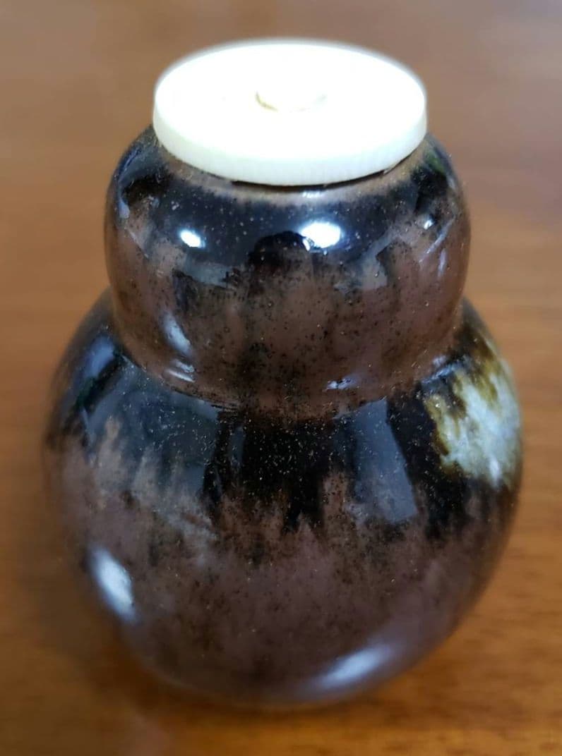 茶入 陽炎園　淡海ぜぜ