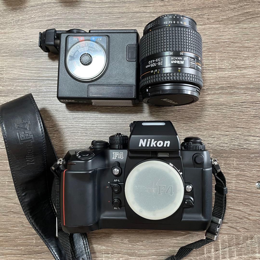 Nikon F4 動作確認済み 使用感少 純正ストラップ、説明書付き 作例あり