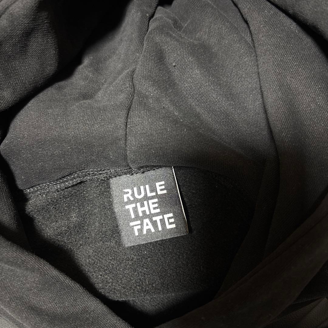 値下げ マイファスHiro RULE THE FATE 裏起毛フーディ ブラック