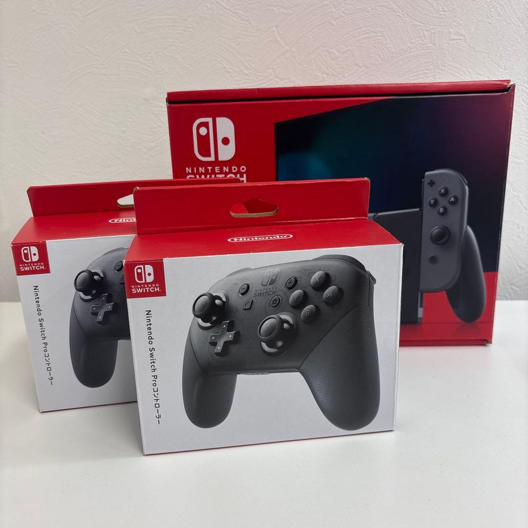よ*ん様 Nintendo Switch 本体 ＋ Proコントローラー 2個セ