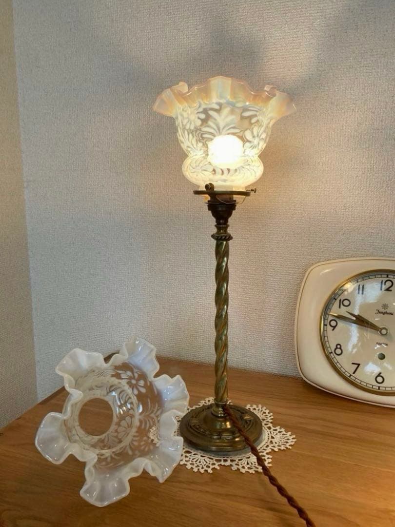 フェントン　ランプシェード2ペア（ご予約）　アンティーク