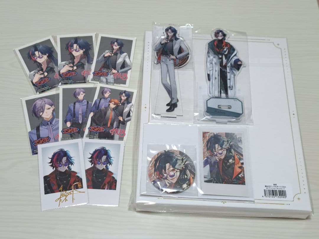 にじさんじ 魁星 welcome HUB 2024誕生日アクリルパネルセット