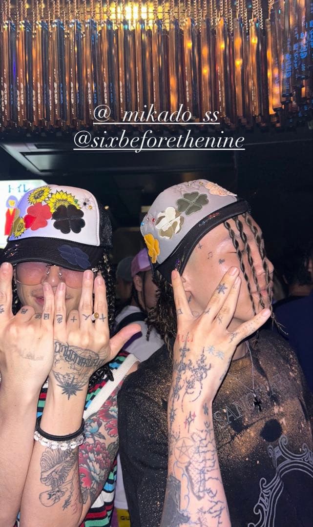 即完売品　imozonsavingclothing クローバーメッシュキャップ