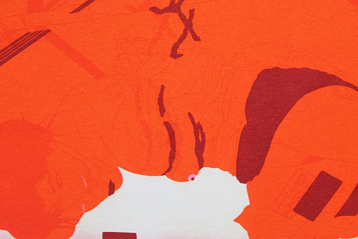 横尾忠則 【縛られて挑発される2】 リトグラフ