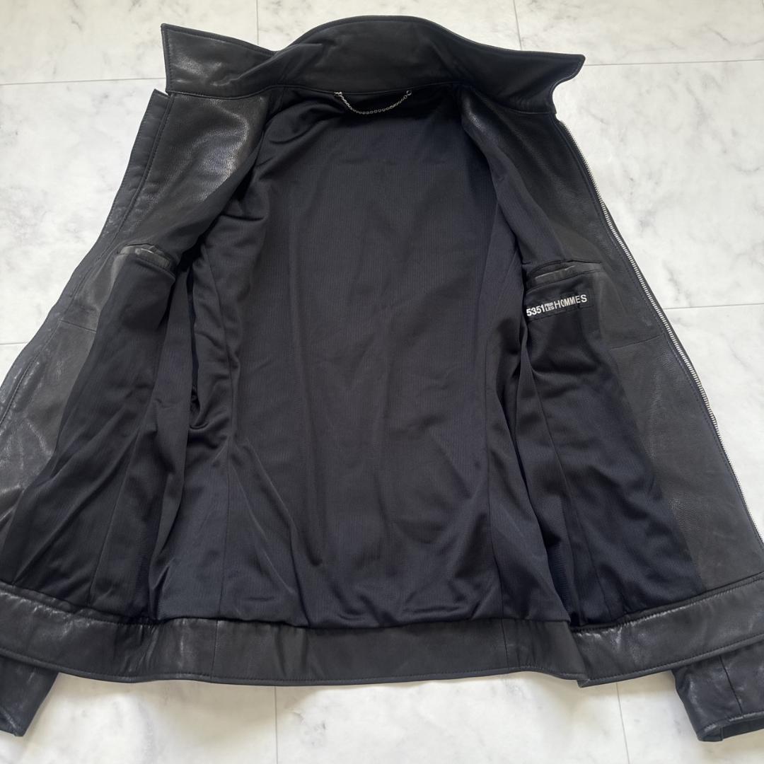 5351 POUR LES HOMMES 山羊革　シングルライダース 2