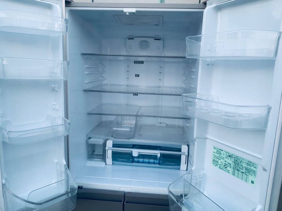 送料設置無料　HITACHI ノンフロン冷凍冷蔵庫　R-XG4300G