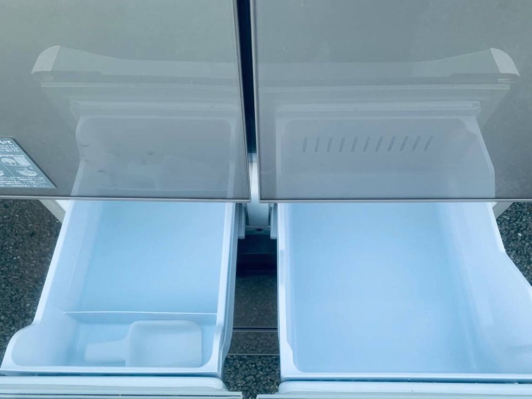 送料設置無料　HITACHI ノンフロン冷凍冷蔵庫　R-XG4300G