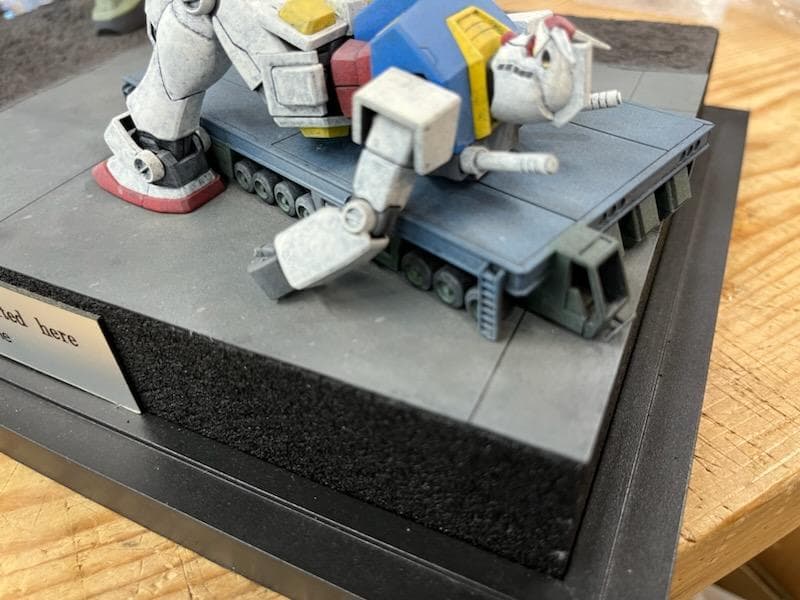 機動戦士ガンダム 名シーン再現 ガンプラ ジオラマ完成品 ガンダム 大地に立つ