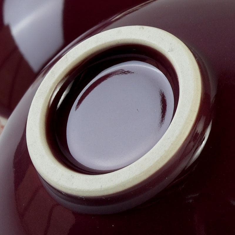 茶道具　瑞穂窯造　紫交趾　五神数茶碗　十客　共箱　V　9505D