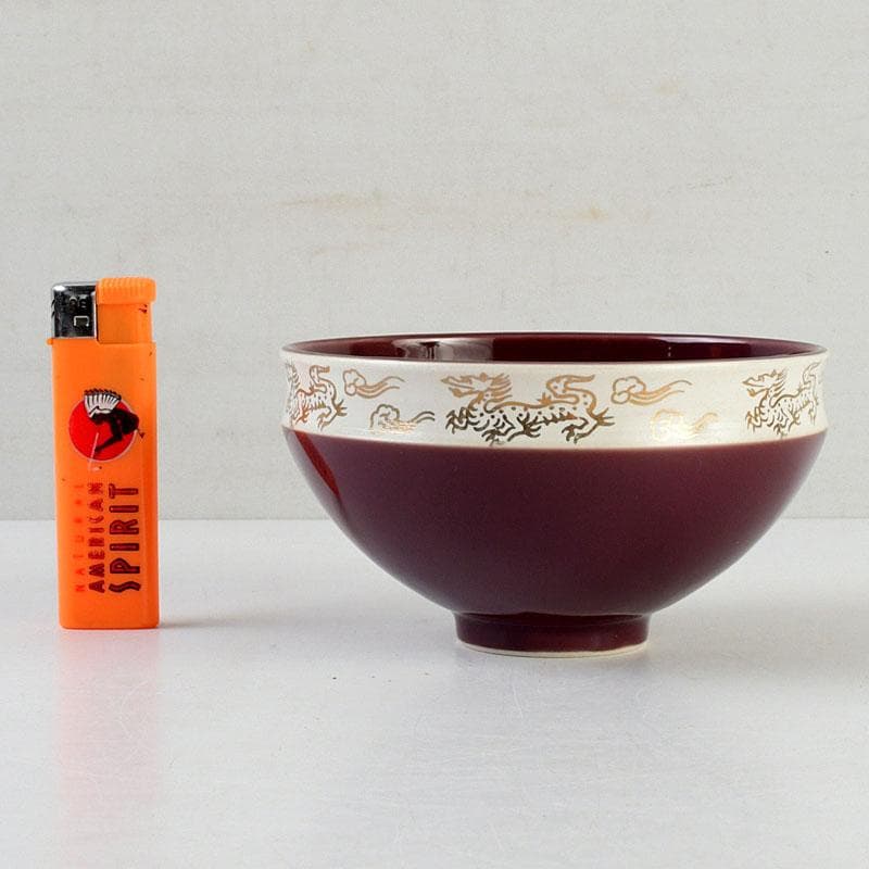 茶道具　瑞穂窯造　紫交趾　五神数茶碗　十客　共箱　V　9505D