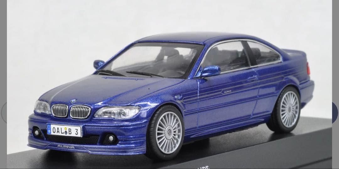 BMWアルピナB3S1/43スケール ミニカーアルピナブルー