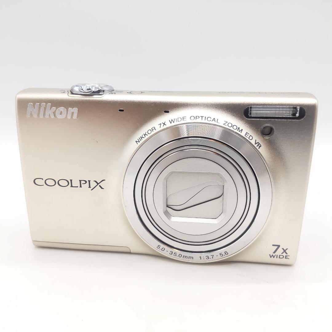 ★箱付★ Nikon ニコン COOLPIX S6100 シャンパンシルバー