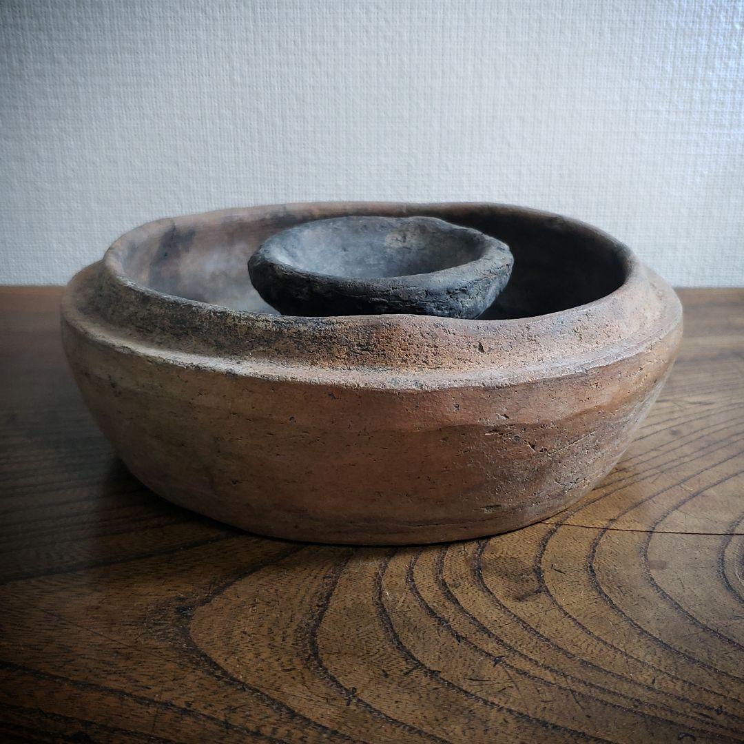 ペルシャ　油壺　燭台　アンダーソン　土器　オイルランプ　灯火器　燈火器