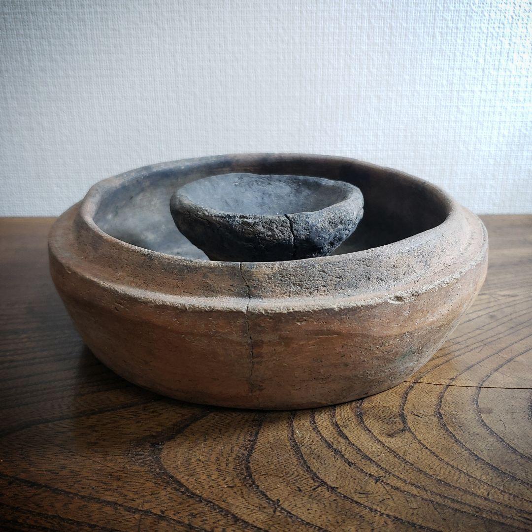 ペルシャ　油壺　燭台　アンダーソン　土器　オイルランプ　灯火器　燈火器