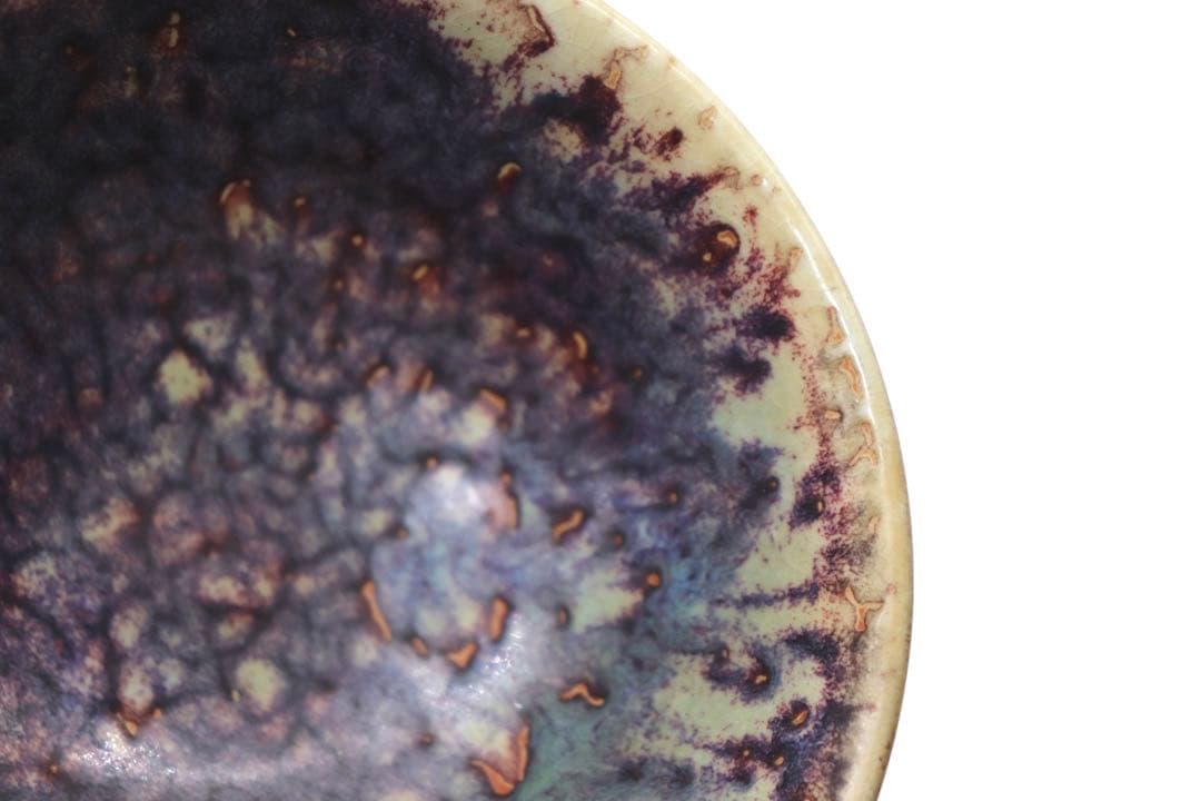 中国　窯変紅釉　お碗　送料込み1008