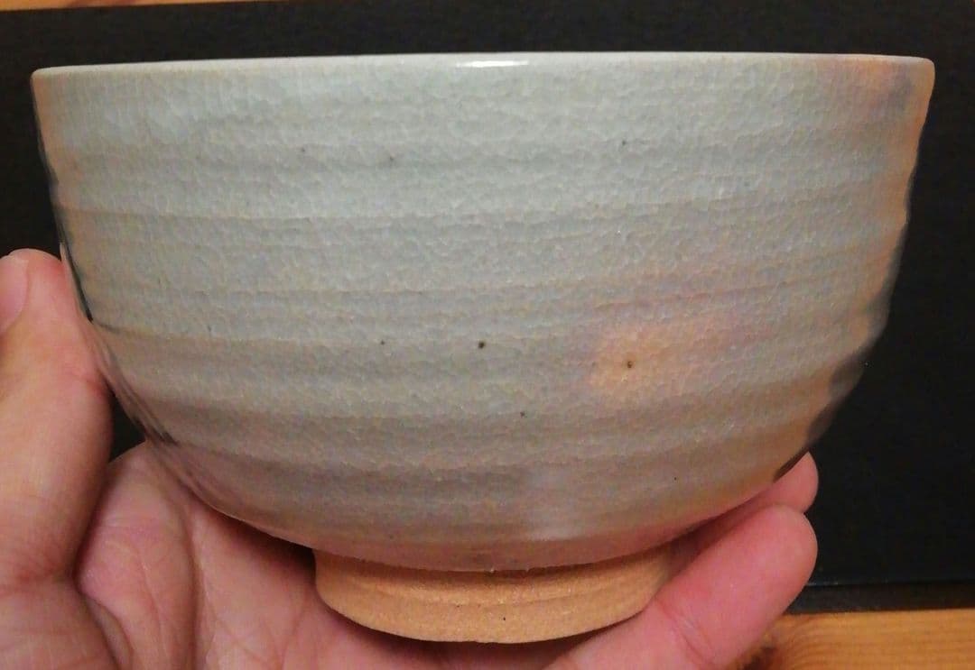 宮川香雲作　絵唐津　綱手　茶碗　共箱　共布　茶道具