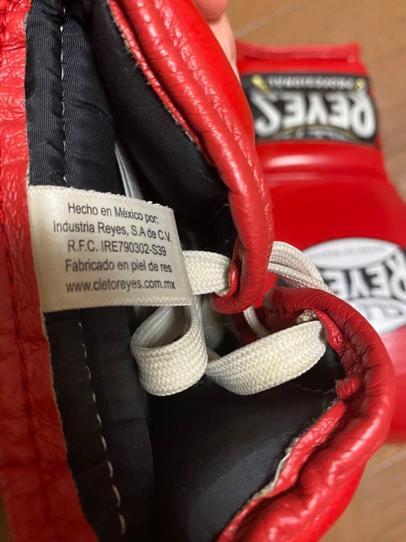 CLETO REYES プロフェッショナル ボクシンググローブ レッド16オンス