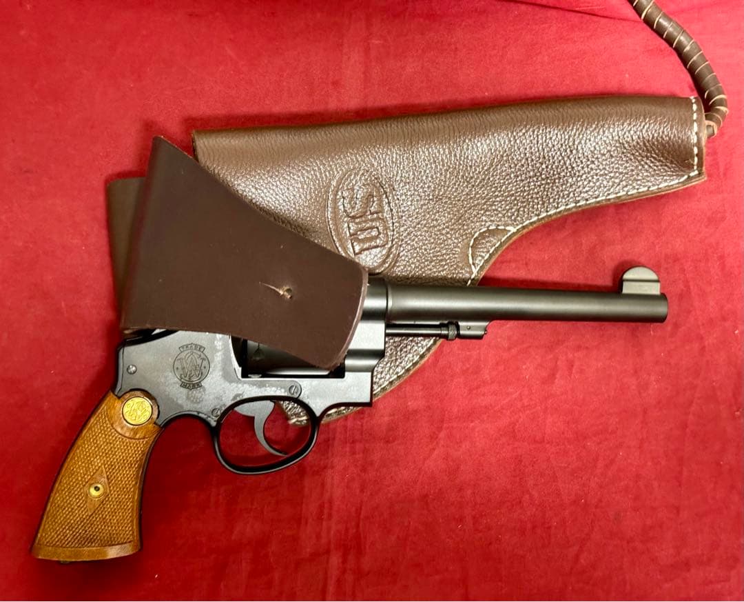 米軍 M1917 コルト / S&W 5.5インチ リボルバー用 革製ホルスター