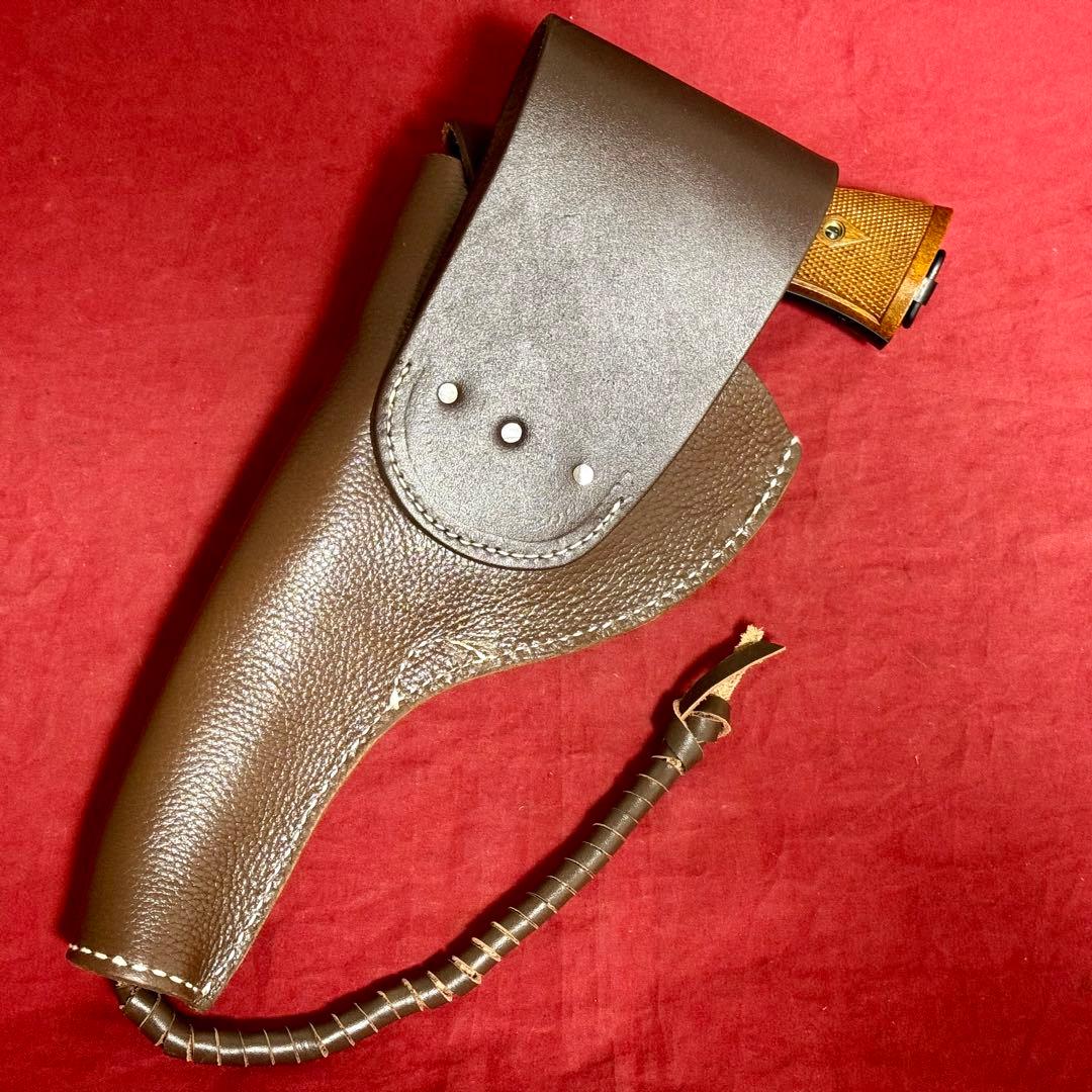 米軍 M1917 コルト / S&W 5.5インチ リボルバー用 革製ホルスター